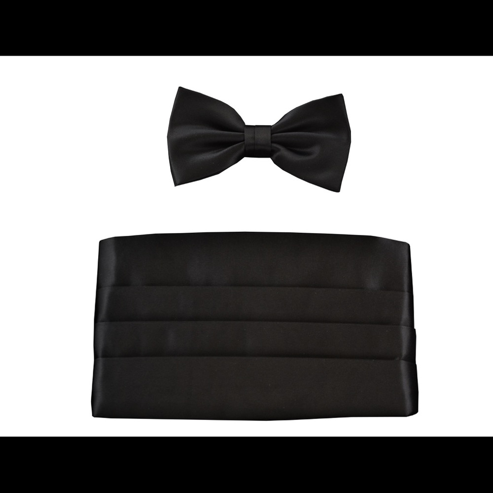 Luxury Bow tie and cummerbund by Sarar